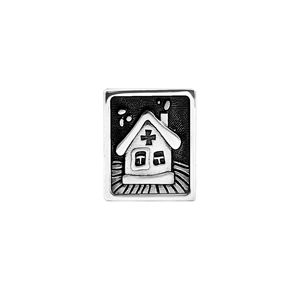 051 Чарм (шарм) Христианский символ "Дом", серебро 925°