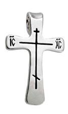 576 Крест нательный «Простой», серебро 925°