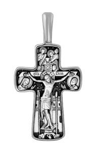 952 Крест с образом Ангела Хранителя, серебро 925°