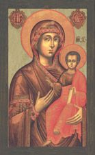 Икона. Икона Божией Матери «Одигитрия» (Смоленская). 17 век