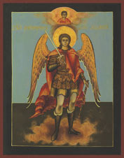 Икона Архангела Михаила. 19 век. Кострома