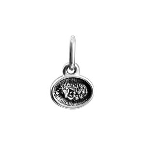 929 Подвеска Христианский символ "Агнец и Хризма", серебро 925°