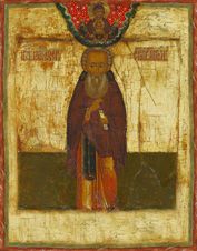 Икона. Преподобный Кирилл Белозерский, 17 век