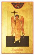 Икона. Ангел-хранитель ( 17 век) - поталь