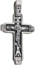 575  Крест нательный «Византийский», серебро 925°