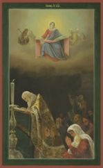 Икона Божией Матери "Покров", 19 век