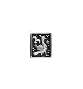 050 Чарм (шарм) Христианский символ "Райская птица", серебро 925°