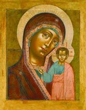 Икона Божией Матери «Казанская», 18 век (Частная коллекция)