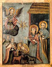 Икона. Рождество Христово. 18 век