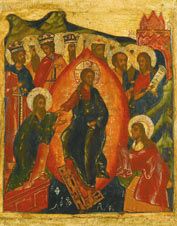 Икона. Воскресение Христово. 17 век (Северная Россия )