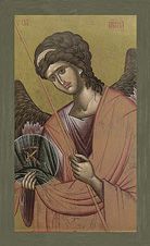 Икона. Архангел Гавриил. 14 век (Византия)