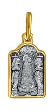 658 Образ Божией Матери «Прибавление ума», серебро 925° с позолотой