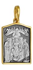 645 Образ «София Премудрость Божия», серебро 925° с позолотой