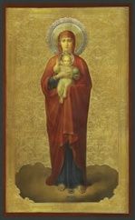Икона Божией Матери «Валаамская», 19 век