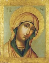 Икона Божией Матери (Деисус), 18 век (ГИМ)