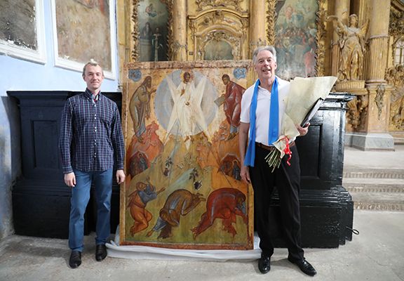 Передача иконы Преображения Господня Передача иконы 576.jpg