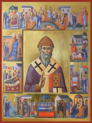 Икона Спиридон Тримифунтский с житием 300.jpg